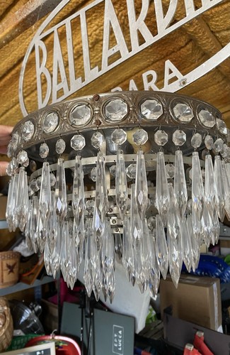 Lampadario vetro gocce - vetro,