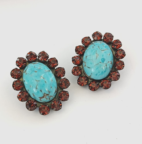 Orecchini clip vintage - clip, tono