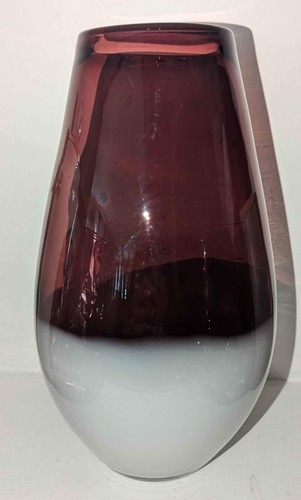 Vaso ametista bicolore pesante