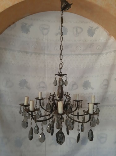 Lampadario ottone bracci - in,