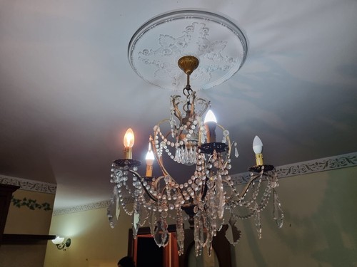 Lampadario con gocce - lampadario,