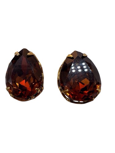 Orecchini vintage strass - vintage,
